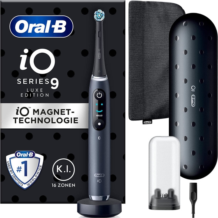 Oral B iO Series 9 Electric toothbrush, Black Onyx Luxe Edition in de groep BEAUTY & HEALTH / Mondverzorging / Elektrische tandenborstels bij TP E-commerce Nordic AB (D10492)