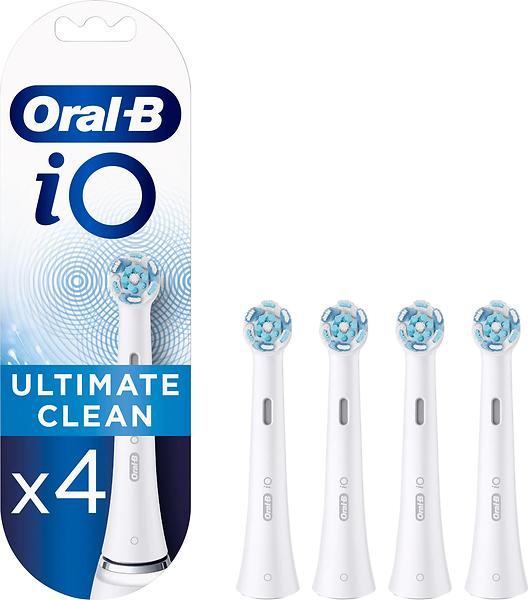 Oral B iO Ultimate Clean Brush Head, White 4-pack in de groep BEAUTY & HEALTH / Mondverzorging / Elektrische tandenborstelaccessoires bij TP E-commerce Nordic AB (D10499)