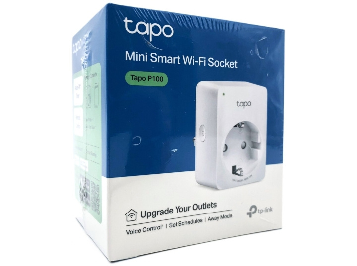 TP-Link Tapo P100 Smart Plug Wireless in de groep HUISHOUDEN & TUIN / Smart home / Smart plugs bij TP E-commerce Nordic AB (D10515)