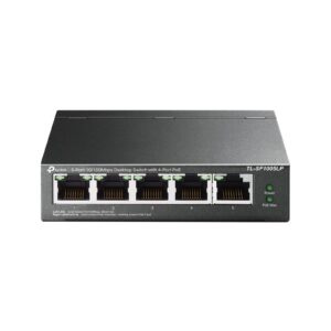 TP-Link TL-SF1005LP Switch 5-ports 10/100 PoE in de groep COMPUTERS & RANDAPPARATUUR / Netwerk / Schakelaars bij TP E-commerce Nordic AB (D10531)