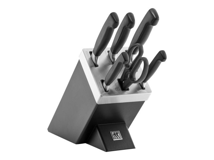 Zwilling Four Star Knife Block and Knife Rack, Black in de groep HUISHOUDEN & TUIN / Keukengerei / Keukenmessen & accessoires bij TP E-commerce Nordic AB (D10533)