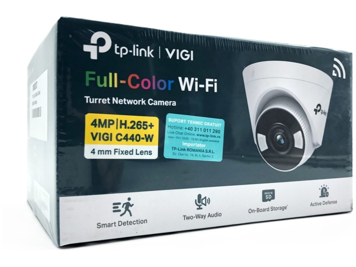 TP-Link VIGI C440-W V1 Network Surveillance Camera 2560 x 1440 in de groep HUISHOUDEN & TUIN / Alarm & Beveiliging / Beveiligingscamera\'s / Digitaal (netwerk) / Binnencamera\'s bij TP E-commerce Nordic AB (D10535)