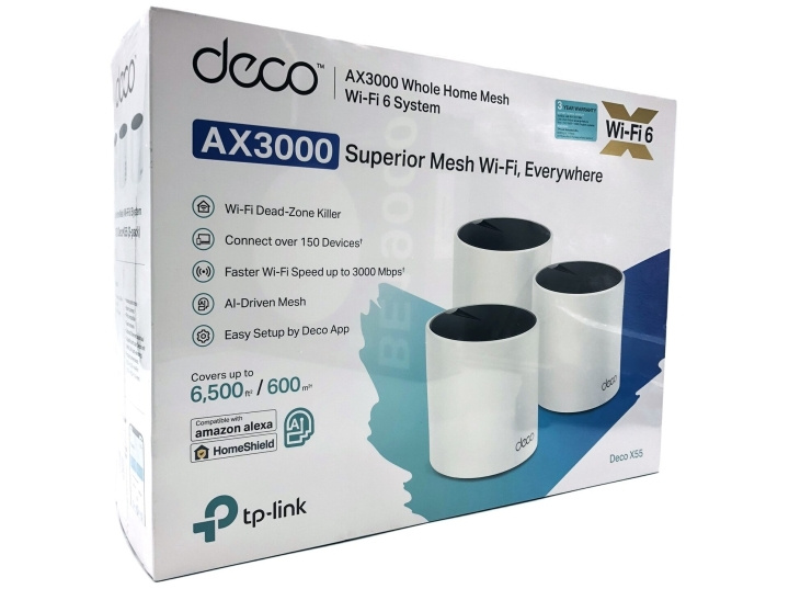 TP-Link Deco X55 V1.60 Wi-Fi-system Desktop in de groep COMPUTERS & RANDAPPARATUUR / Netwerk / WiFi Extenders bij TP E-commerce Nordic AB (D10539)