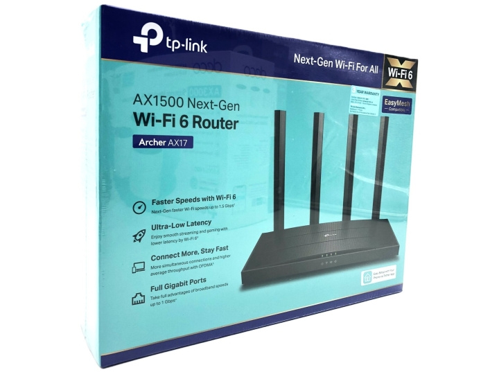 TP-Link Archer AX17 V1 wireless router Desktop in de groep COMPUTERS & RANDAPPARATUUR / Netwerk / Routers bij TP E-commerce Nordic AB (D10542)