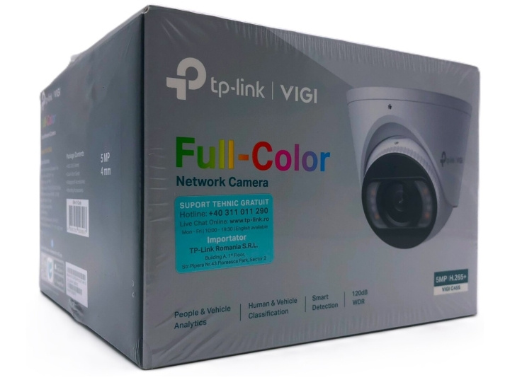 TP-Link VIGI C445 V1 Network Surveillance Camera 2880 x 1620 in de groep HUISHOUDEN & TUIN / Alarm & Beveiliging / Beveiligingscamera\'s / Digitaal (netwerk) / Binnencamera\'s bij TP E-commerce Nordic AB (D10544)