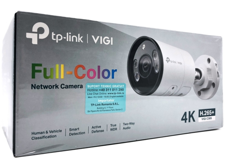 TP-Link VIGI C385 V1.6 Outdoor Network Surveillance Camera 3840 x 2160 in de groep HUISHOUDEN & TUIN / Alarm & Beveiliging / Beveiligingscamera\'s / Digitaal (netwerk) / Buitencamera\'s bij TP E-commerce Nordic AB (D10590)