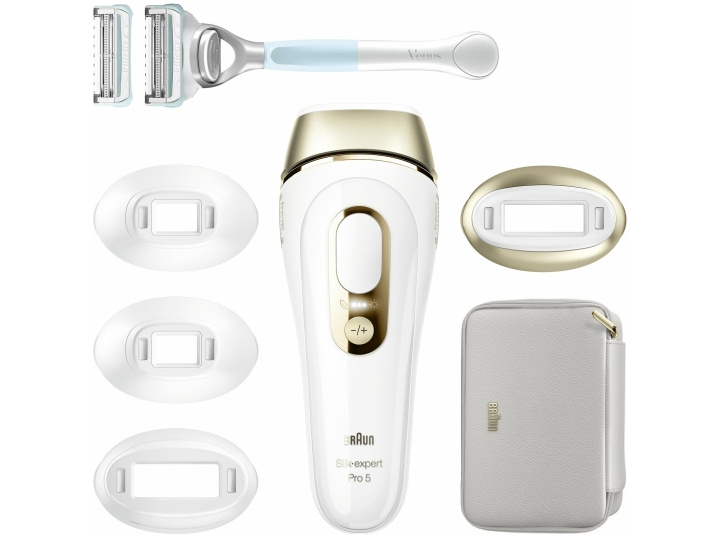 Braun Silk-expert Pro PL5356 Hair Removal Device Gold/White in de groep BEAUTY & HEALTH / Haar & Styling / Ontharing / Epliators bij TP E-commerce Nordic AB (D10609)