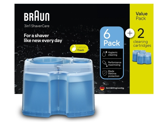 Braun 3-in-1 ShaverCare refill cartridges for SmartCare 8 pcs in de groep BEAUTY & HEALTH / Haar & Styling / Scheren & Trimmen / Scheerapparaten bij TP E-commerce Nordic AB (D10621)