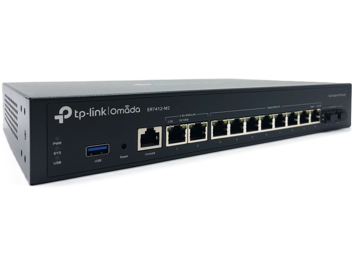 TP-Link Omada ER7412-M2 V1 Router 12-ports switch in de groep COMPUTERS & RANDAPPARATUUR / Netwerk / Schakelaars bij TP E-commerce Nordic AB (D10634)