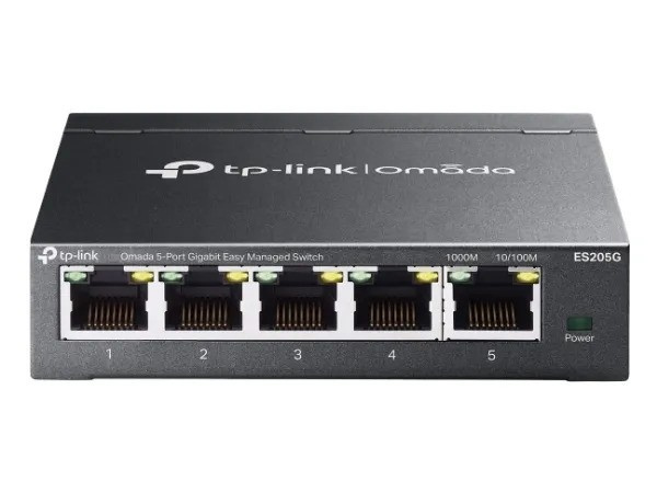 TP-Link Omada ES205G V1 Switch 5-portars Gigabit Ethernet in de groep COMPUTERS & RANDAPPARATUUR / Netwerk / Schakelaars bij TP E-commerce Nordic AB (D10636)