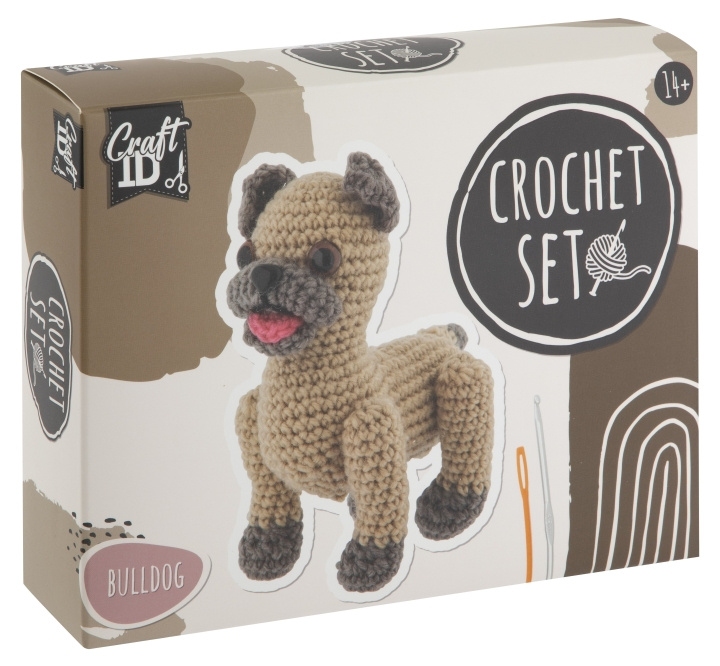 Craft ID Haakpakket - Bulldog (CR1714) in de groep SPEELGOED, KINDER- & BABYPRODUCTEN / Speelgoed / Ambachten bij TP E-commerce Nordic AB (D10766)