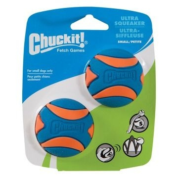 chuckit Ultra Squeaker Bal M 6 cm 2 st. - (CHUC33068) in de groep HUISHOUDEN & TUIN / Huisdieraccessoires / Hond bij TP E-commerce Nordic AB (D10818)