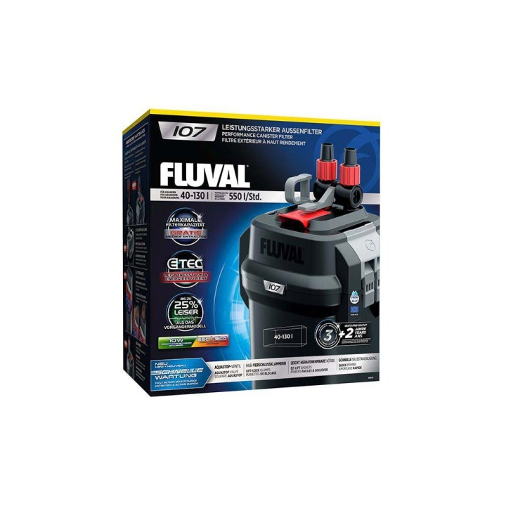 Fluval Filter 107 550l/H - (126.4107) in de groep HUISHOUDEN & TUIN / Huisdieraccessoires / Aquariumaccessoires bij TP E-commerce Nordic AB (D10842)