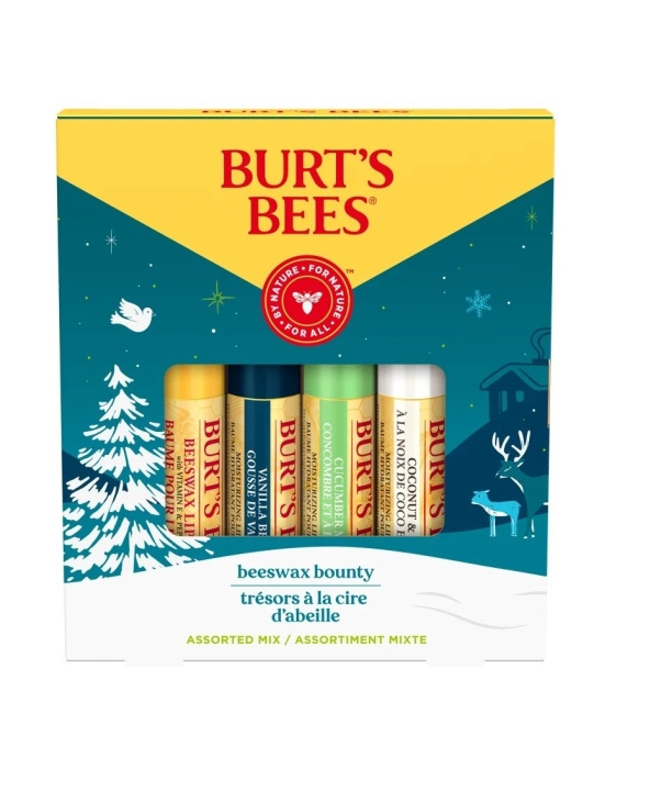 Burt\'s Bees Feestelijke Bijenwas Bounties geschenkdoos in de groep BEAUTY & HEALTH / Makeup / Lippen / Lippenbalsem bij TP E-commerce Nordic AB (D10933)