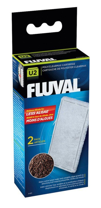 Fluval Poly/Clearmax filterpatroon Fluval U2 - (126.2481) in de groep HUISHOUDEN & TUIN / Huisdieraccessoires / Aquariumaccessoires bij TP E-commerce Nordic AB (D10959)