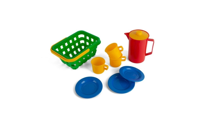 Dantoy Koffie- en Picknickset - 9 Stuks (4385) in de groep SPEELGOED, KINDER- & BABYPRODUCTEN / Speelgoed / Speelset bij TP E-commerce Nordic AB (D10975)