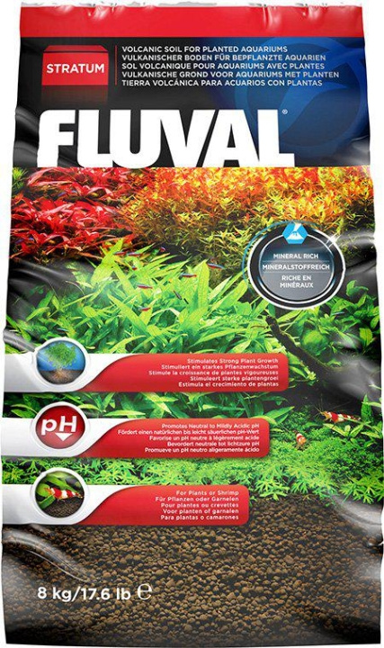 Fluval Plant & Garnaal Stratum 8Kg - (136.0016) in de groep HUISHOUDEN & TUIN / Huisdieraccessoires / Aquariumaccessoires bij TP E-commerce Nordic AB (D11053)