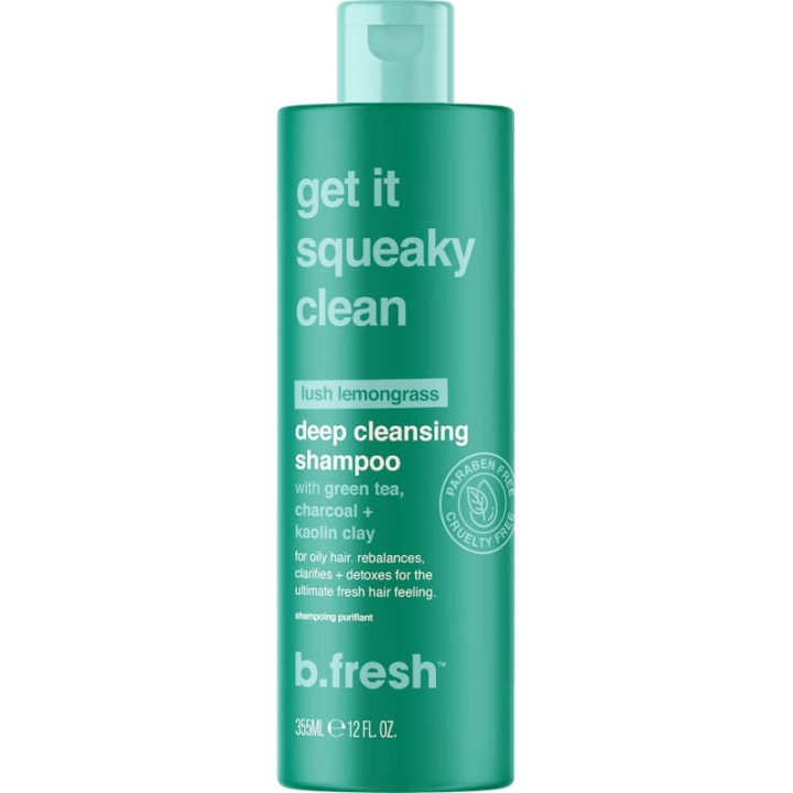 b.fresh Get It Squeaky Clean Diep Reinigende Shampoo 355 ml in de groep BEAUTY & HEALTH / Haar & Styling / Haarverzorging / Shampoo bij TP E-commerce Nordic AB (D11056)