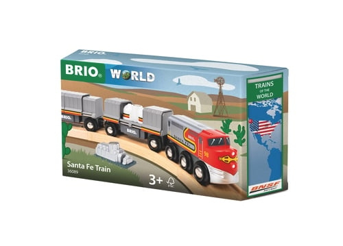 BRIO Santa Fe Trein (Treinen van de wereld) - (36089) in de groep SPEELGOED, KINDER- & BABYPRODUCTEN / Speelgoed / Bouwspeelgoed / Brio treinrails bij TP E-commerce Nordic AB (D11117)