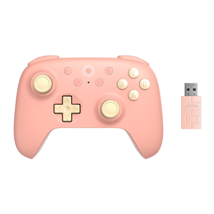 8Bitdo Ultieme 2C draadloze pad perzik in de groep HOME ELECTRONICS / Spelconsoles en accessoires / Nintendo Switch bij TP E-commerce Nordic AB (D11310)