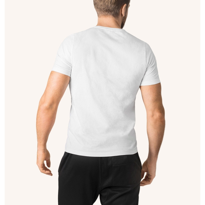 SWEDISH POSTURE T-shirt Herr Alignment Bomull Vit XXL in de groep SPORT, VRIJE TIJD & HOBBY / Accessoires / T-shirts bij TP E-commerce Nordic AB (D11355)