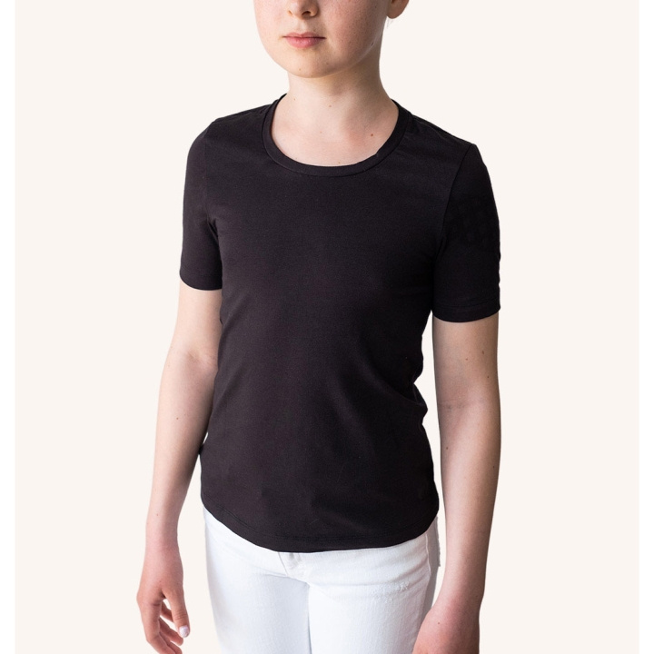 SWEDISH POSTURE T-shirt Barn Alignment Bomull Svart XXS in de groep SPORT, VRIJE TIJD & HOBBY / Accessoires / T-shirts bij TP E-commerce Nordic AB (D11358)