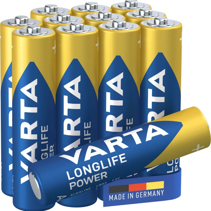 Varta Alkaline Batterij AAA 1.5 V High Energy 12-Pack in de groep HOME ELECTRONICS / Batterijen & Opladers / Oplaadbare batterijen / AAA bij TP E-commerce Nordic AB (D11444)