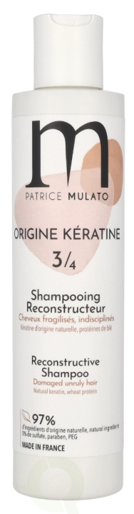 Patrice Mulato P. Mulato Origine Keratine 3/4 Reconstructive Shampooing 200 ml in de groep BEAUTY & HEALTH / Haar & Styling / Haarverzorging / Shampoo bij TP E-commerce Nordic AB (D11677)