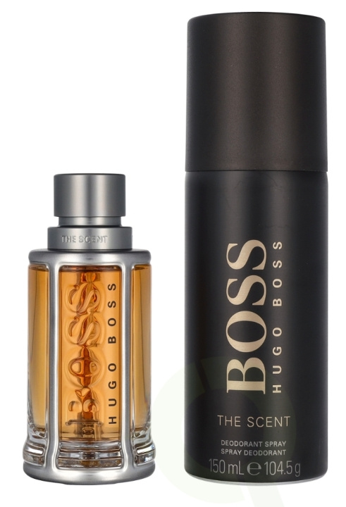 Hugo Boss The Scent Giftset 200 ml Edt Spray 50ml/Deo Spray 150ml in de groep BEAUTY & HEALTH / Cadeausets / Cadeausets voor hem bij TP E-commerce Nordic AB (D11774)