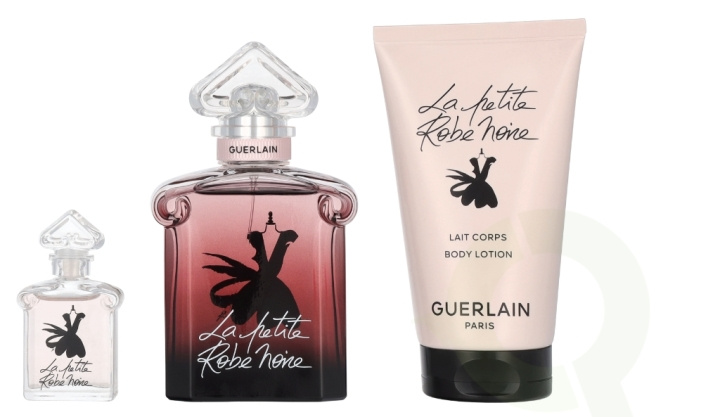 Guerlain La Petite Robe Noire Intense Giftset 130 ml Edp Spray 50ml/Body Lotion 75ml/Edp Spray 5ml in de groep BEAUTY & HEALTH / Cadeausets / Cadeausets voor haar bij TP E-commerce Nordic AB (D11796)