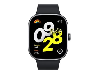 Xiaomi Redmi Watch 4 Black Smartwatch in de groep SPORT, VRIJE TIJD & HOBBY / Smartwatch & Activiteitsmeters / Smartwatches bij TP E-commerce Nordic AB (D11935)