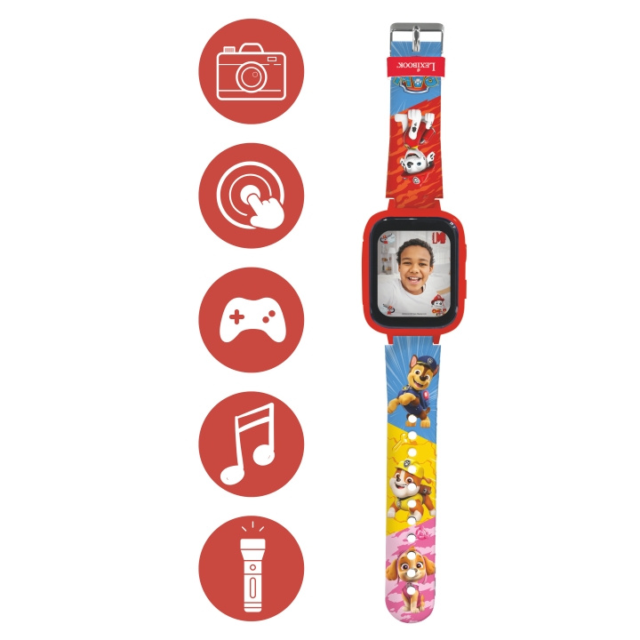 Lexibook Paw Patrol Kids Smartwatch met 8GB geheugenkaart (DMW070PA) in de groep SPORT, VRIJE TIJD & HOBBY / Smartwatch & Activiteitsmeters / Smartwatch voor kinderen bij TP E-commerce Nordic AB (D12172)