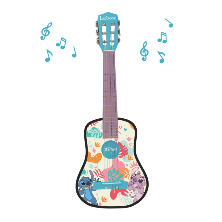 Lexibook Disney Stitch - Akoestische gitaar 78 cm (K2000D) in de groep SPEELGOED, KINDER- & BABYPRODUCTEN / Muziek, Zang en afbeelingen / Muziekinstrumenten bij TP E-commerce Nordic AB (D12174)