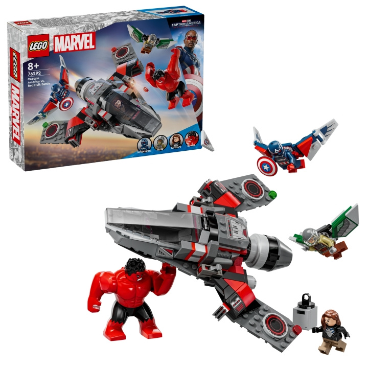 LEGO Superhelden - Captain America vs. Red Hulk Battle (76292) in de groep SPEELGOED, KINDER- & BABYPRODUCTEN / Speelgoed / Bouwspeelgoed / Lego bij TP E-commerce Nordic AB (D12191)