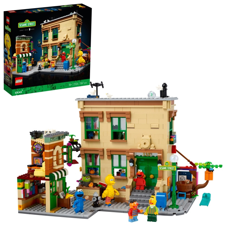 LEGO LEGO Ideeën - 123 Sesamstraat (21324) in de groep SPEELGOED, KINDER- & BABYPRODUCTEN / Speelgoed / Bouwspeelgoed / Lego bij TP E-commerce Nordic AB (D12232)