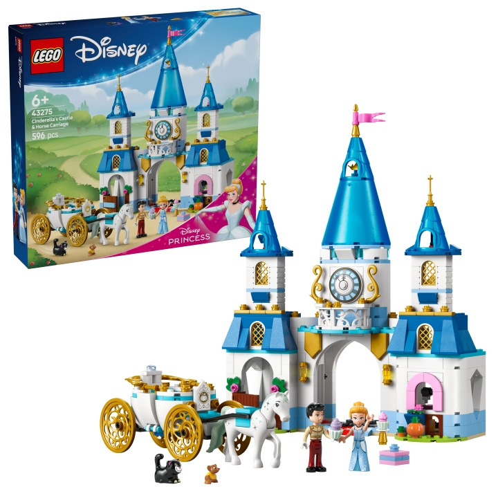 LEGO Disney Prinses - Assepoesters Kasteel & Paardenkoets (43275) in de groep SPEELGOED, KINDER- & BABYPRODUCTEN / Speelgoed / Bouwspeelgoed / Lego bij TP E-commerce Nordic AB (D12255)