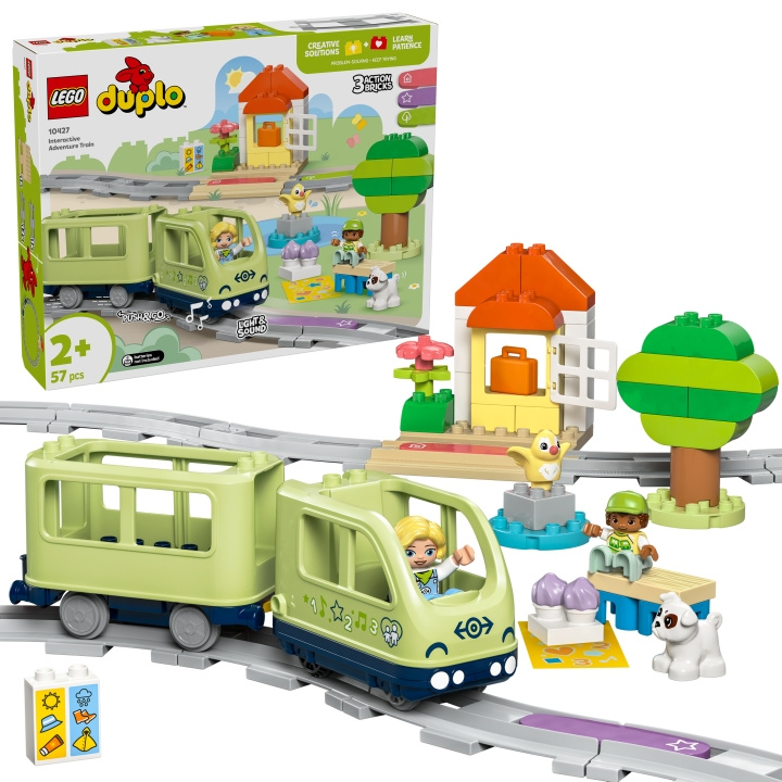 LEGO DUPLO Stad - Interactieve Avonturentrein (10427) in de groep SPEELGOED, KINDER- & BABYPRODUCTEN / Speelgoed / Bouwspeelgoed / Lego bij TP E-commerce Nordic AB (D12256)