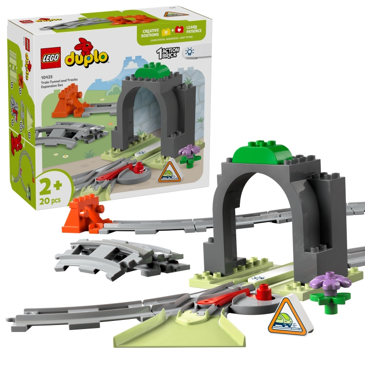 LEGO DUPLO Stad - Treintunnel en Sporen Uitbreidingsset (10425) in de groep SPEELGOED, KINDER- & BABYPRODUCTEN / Speelgoed / Bouwspeelgoed / Lego bij TP E-commerce Nordic AB (D12258)