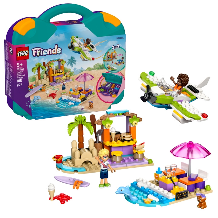 LEGO LEGO Friends - Creatieve strand- en reiskoffer (42672) in de groep SPEELGOED, KINDER- & BABYPRODUCTEN / Speelgoed / Bouwspeelgoed / Lego bij TP E-commerce Nordic AB (D12290)