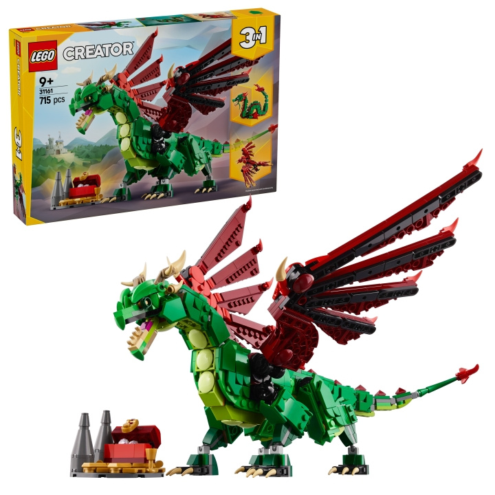 LEGO LEGO Schepper - Middeleeuwse draak (31161) in de groep SPEELGOED, KINDER- & BABYPRODUCTEN / Speelgoed / Bouwspeelgoed / Lego bij TP E-commerce Nordic AB (D12292)