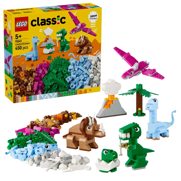 LEGO LEGO Klassiek - Creatieve dinosaurussen (11041) in de groep SPEELGOED, KINDER- & BABYPRODUCTEN / Speelgoed / Bouwspeelgoed / Lego bij TP E-commerce Nordic AB (D12294)