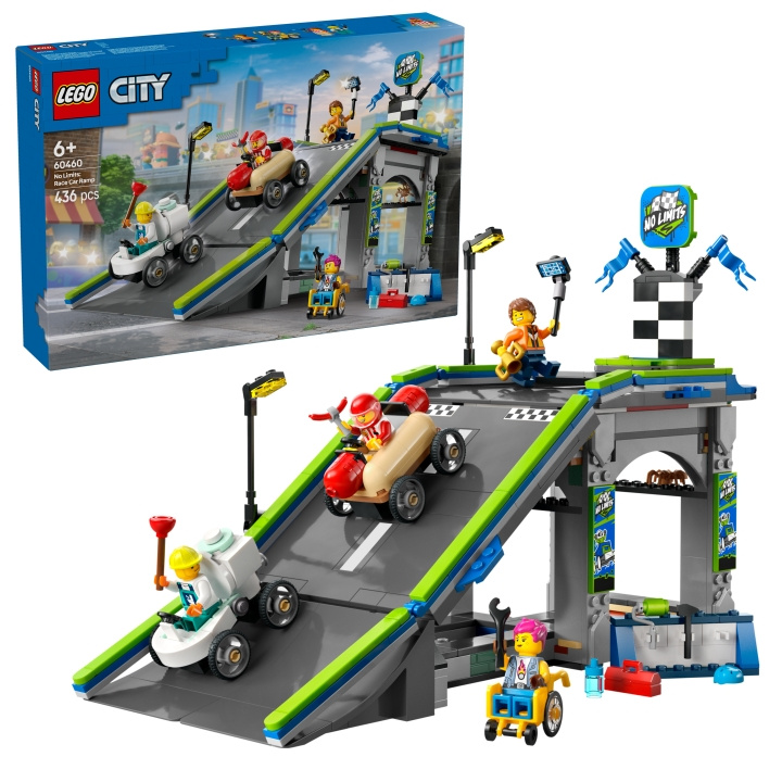 LEGO LEGO Stad - Geen grenzen: Raceauto hellingbaan (60460) in de groep SPEELGOED, KINDER- & BABYPRODUCTEN / Speelgoed / Bouwspeelgoed / Lego bij TP E-commerce Nordic AB (D12297)