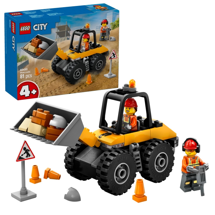 LEGO LEGO City - Gele Bouwwiellader (60450) in de groep SPEELGOED, KINDER- & BABYPRODUCTEN / Speelgoed / Bouwspeelgoed / Lego bij TP E-commerce Nordic AB (D12300)