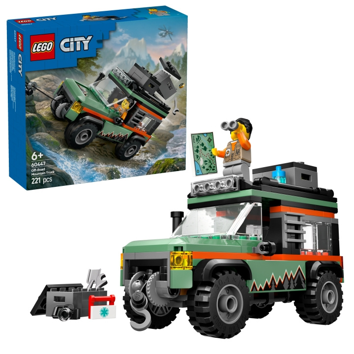 LEGO LEGO City - Off-Road 4x4 Bergtruck (60447) in de groep SPEELGOED, KINDER- & BABYPRODUCTEN / Speelgoed / Bouwspeelgoed / Lego bij TP E-commerce Nordic AB (D12302)