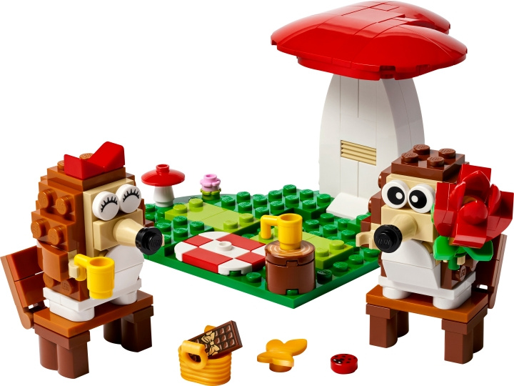 LEGO LEGO Iconic - Egel Picknick Date (40711) in de groep SPEELGOED, KINDER- & BABYPRODUCTEN / Speelgoed / Bouwspeelgoed / Lego bij TP E-commerce Nordic AB (D12306)