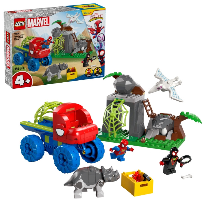 LEGO Spidey - Team Spidey Dino Crawler Rescue (11199) in de groep SPEELGOED, KINDER- & BABYPRODUCTEN / Speelgoed / Bouwspeelgoed / Lego bij TP E-commerce Nordic AB (D12312)