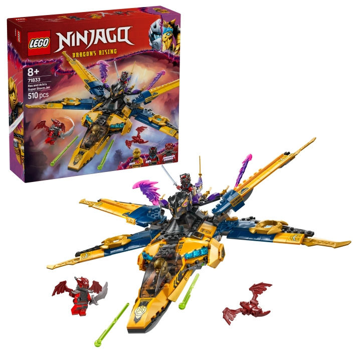 LEGO Ninjago - Ras en Arin\'s Super Storm Straal (71833) in de groep SPEELGOED, KINDER- & BABYPRODUCTEN / Speelgoed / Bouwspeelgoed / Lego bij TP E-commerce Nordic AB (D12316)