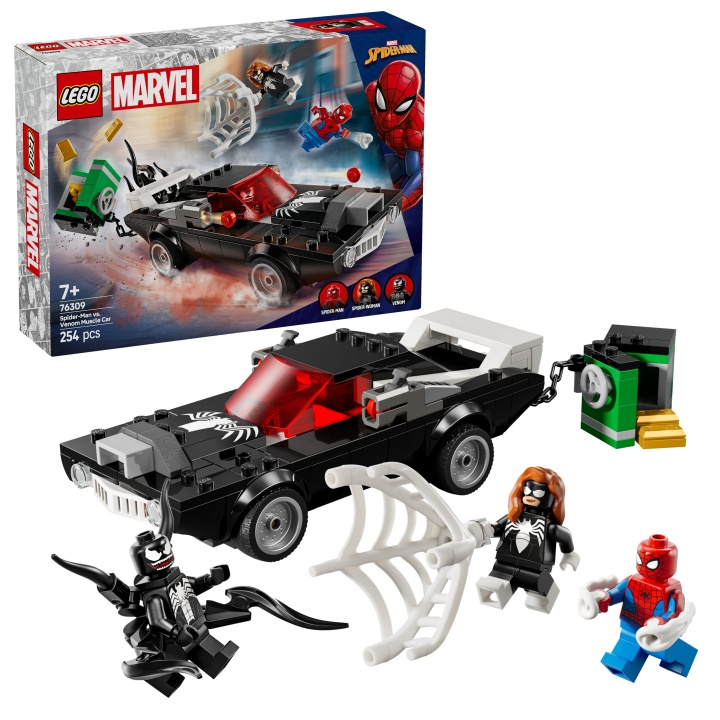 LEGO Superhelden - Spider-Man vs. Venom Muscle Car (76309) in de groep SPEELGOED, KINDER- & BABYPRODUCTEN / Speelgoed / Bouwspeelgoed / Lego bij TP E-commerce Nordic AB (D12323)