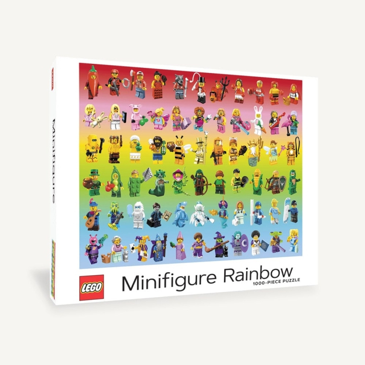 LEGO Minifiguur Regenboog Puzzel 1000+ (ACB1438) in de groep SPEELGOED, KINDER- & BABYPRODUCTEN / Speelgoed / Kinderpuzzel bij TP E-commerce Nordic AB (D12332)