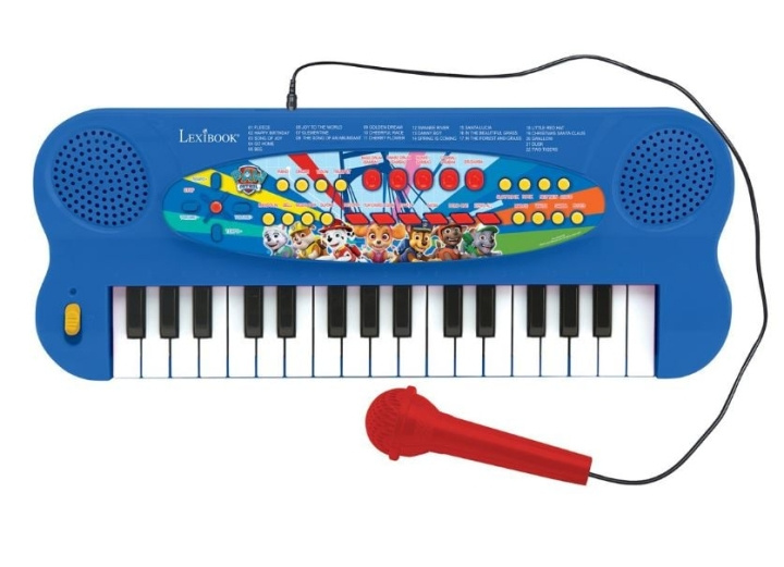 Lexibook Paw Patrol - Elektronisch toetsenbord met microfoon (32 toetsen) (K703PA) in de groep SPEELGOED, KINDER- & BABYPRODUCTEN / Muziek, Zang en afbeelingen / Muziekinstrumenten bij TP E-commerce Nordic AB (D12337)